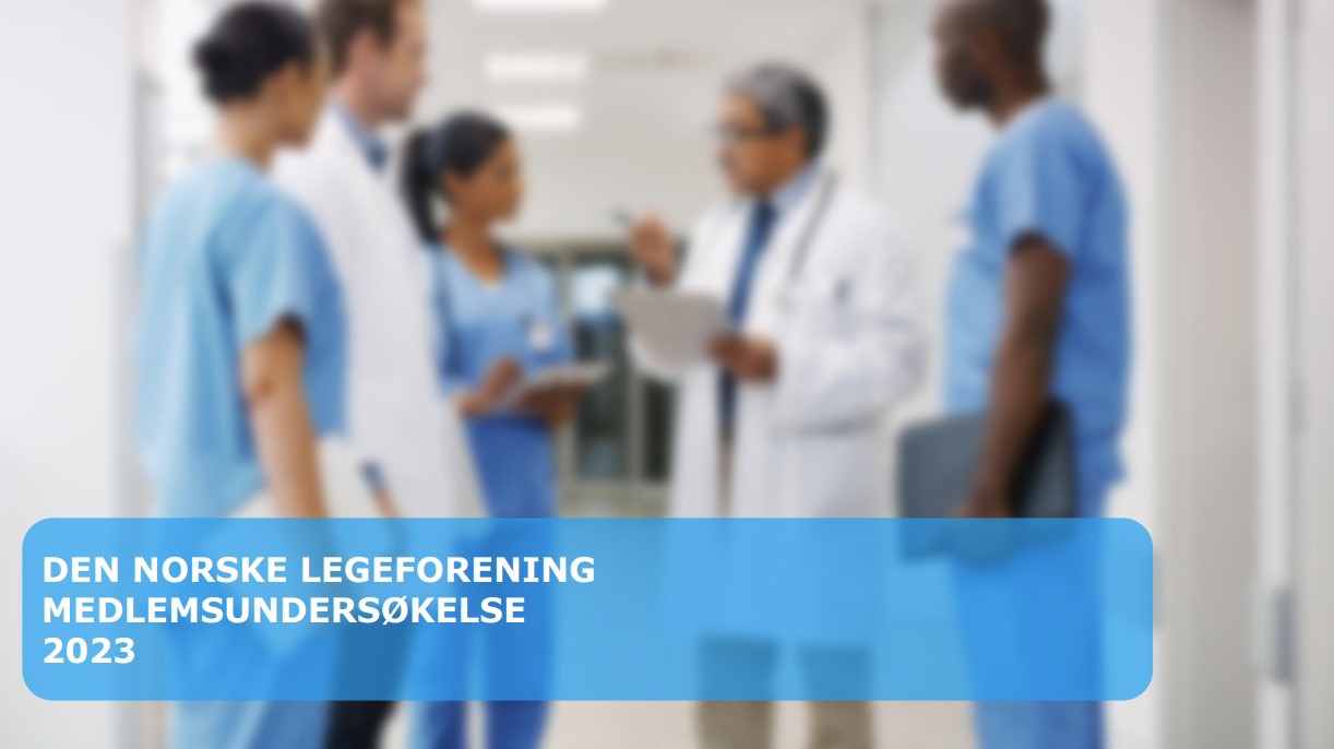 Forside av undersøkelsen.