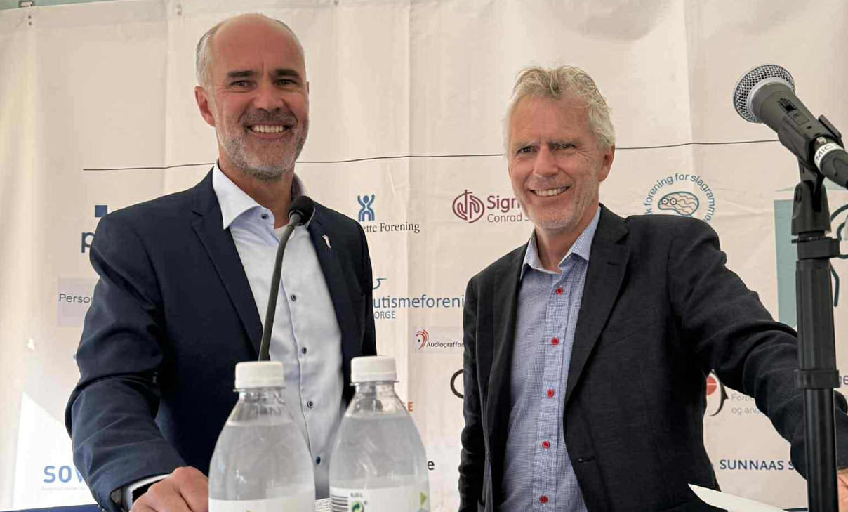 To menn med dress debatt Arendalsuka