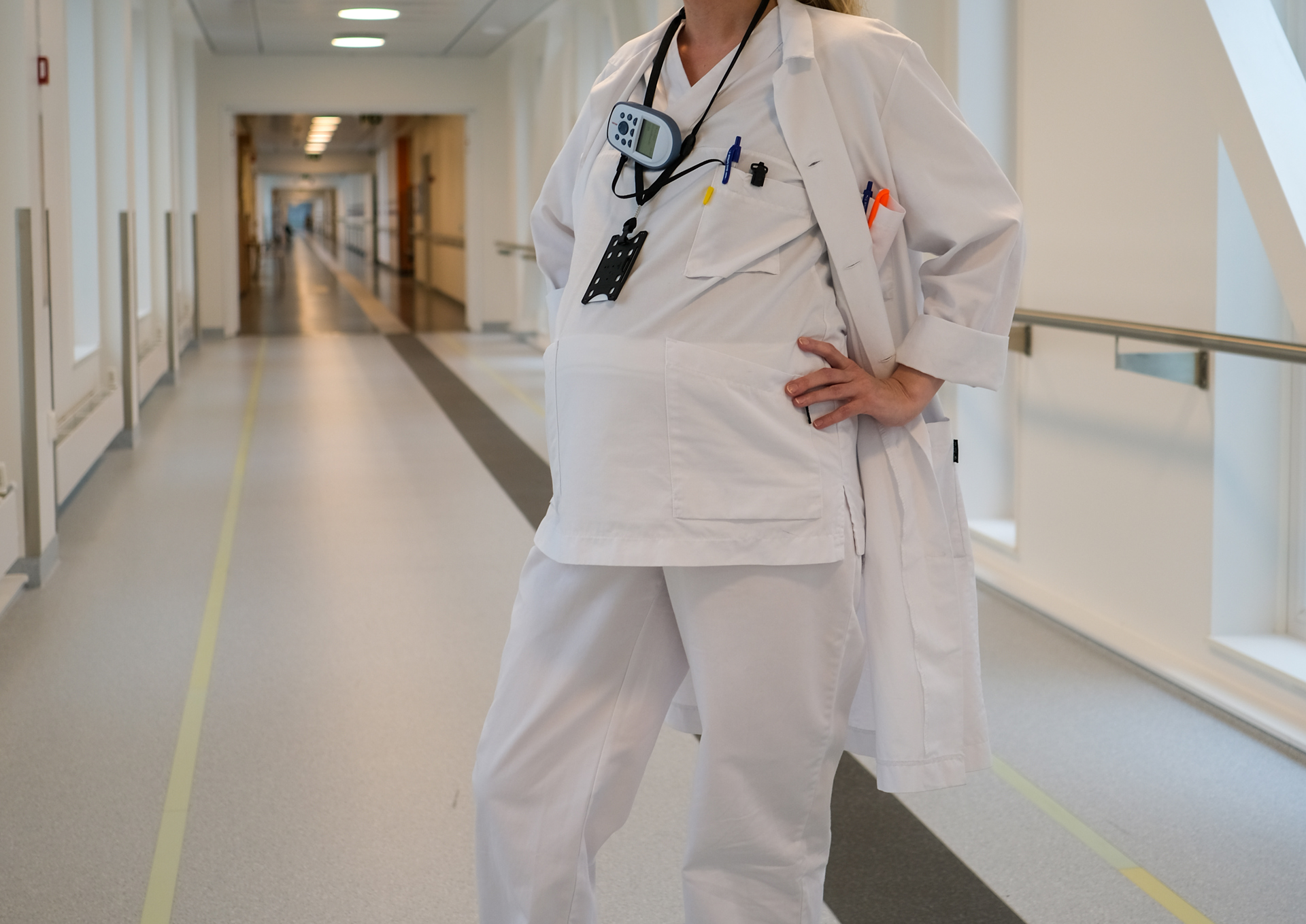 Yngre legers forening gravid lege. Foto: Yngre legers forening