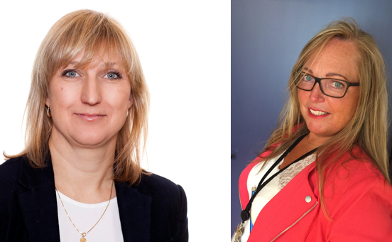 Hanne Riise-Hanssen og Ann-Kristin Jordal