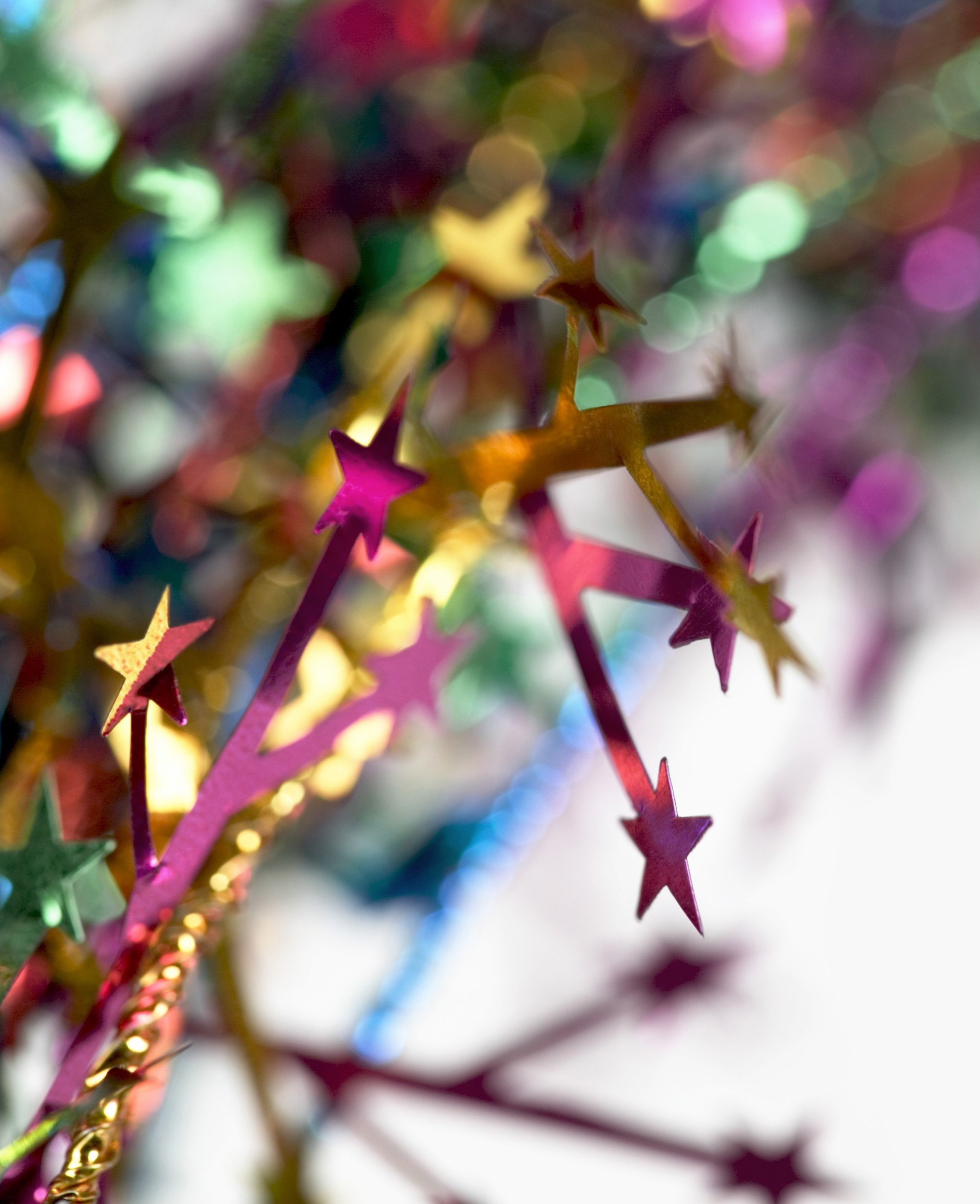 Julepynt med stjerner, foto fra Colourbox.com