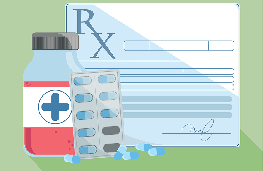 medisin resept og behandling medisinsk. Illustrasjon: Colourbox.com.