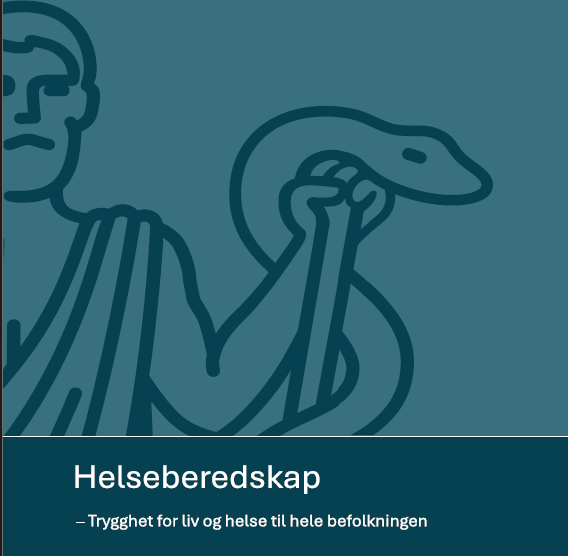 Forside til statusrapport om Helseberedskap - Trygghet for liv og helse til hele befolkningen.
