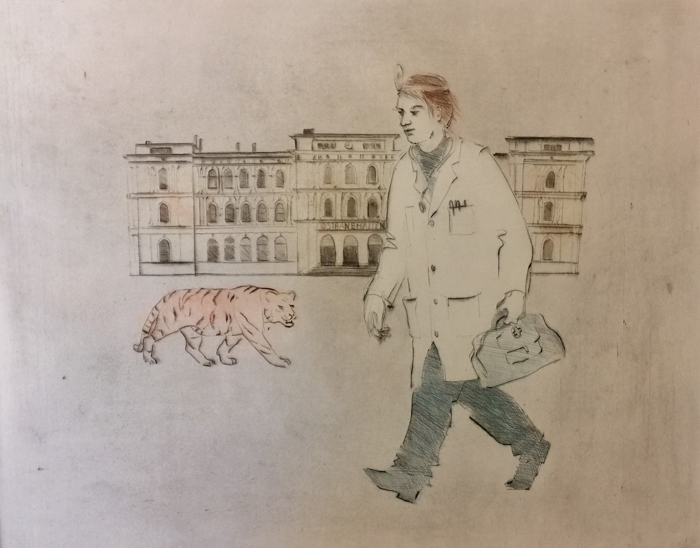 Bilde av en utmerkelse som Oslo-legen får.