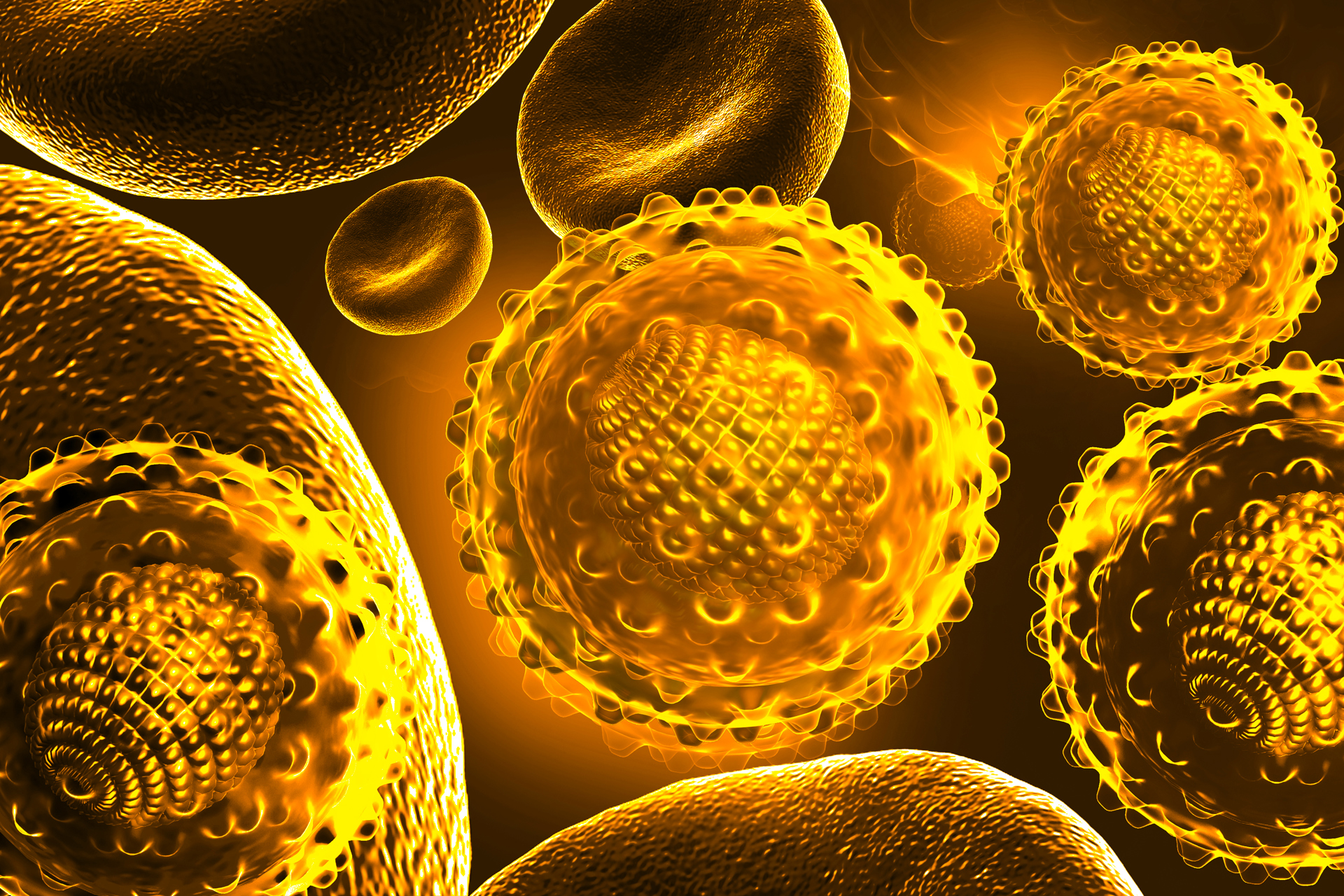 Foto: colourbox. Viser hepatittvirus