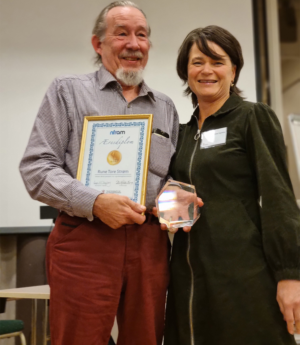 Rune Tore Strøm og Inger Margrete Hageberg.