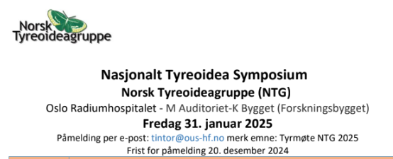 overskrift tyreoidea symposium