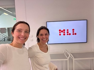 Stefanie og Guro. Foto: Privat