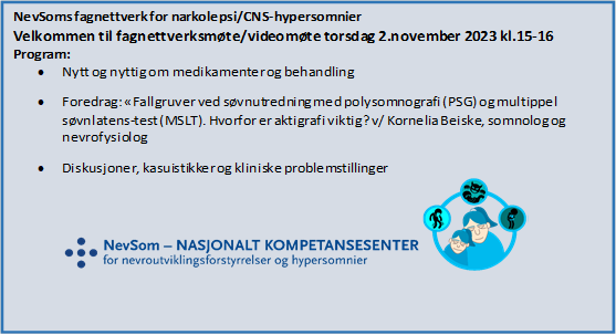 Fagnettverk for narkolepsi og CNS-hypersomnier