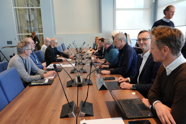 Partene ved forhandlingsbordet i Oslo kommune. Foto: Akademikerne