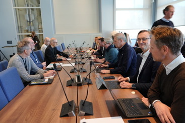 Partene ved forhandlingsbordet i Oslo kommune. Foto: Akademikerne