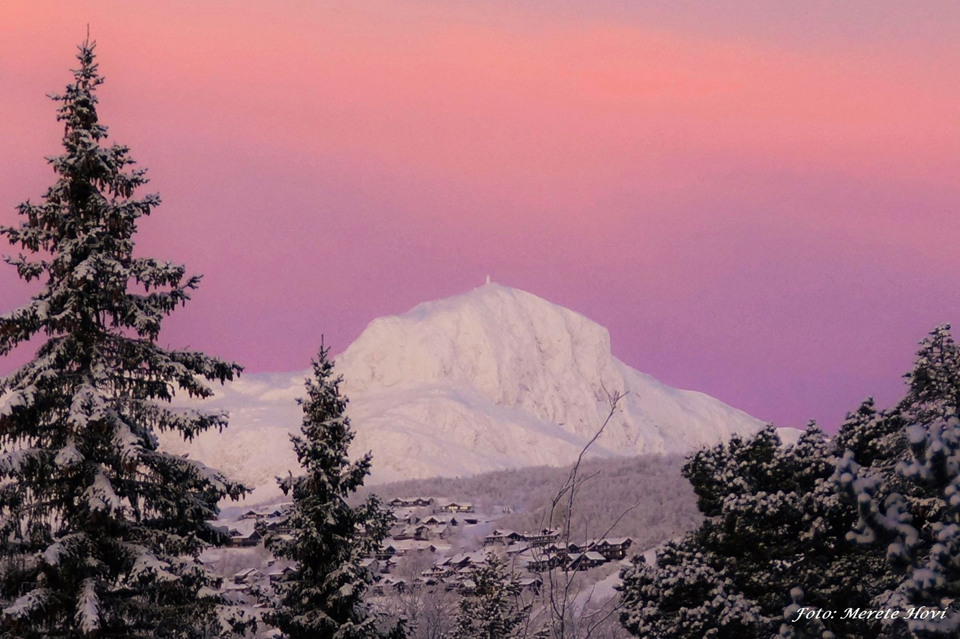 Bilde av fjell på Beitostølen.