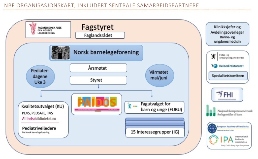 NBF organisasjonskart