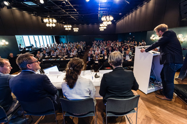 Legeforeningens delegater samlet til Landsstyremøtet 2019. Foto: Thomas Eckhoff/Legeforeningen