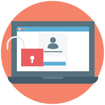 Illustrasjonsbilde: Laptop med hengelås, brukersikkerhet.