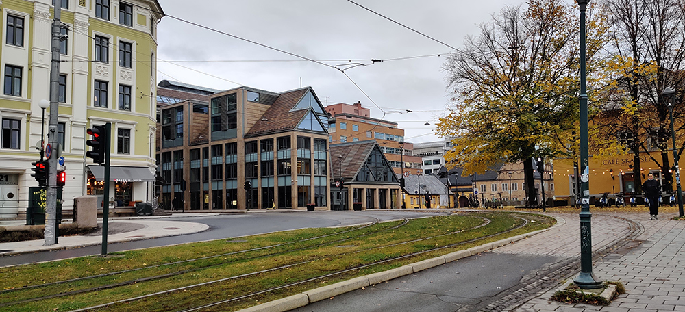 Legenes hus sett fra skansen. Foto: Legeforeningen