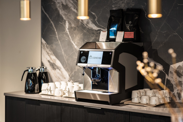 Kurs- og konferansesenter - kaffemaskin