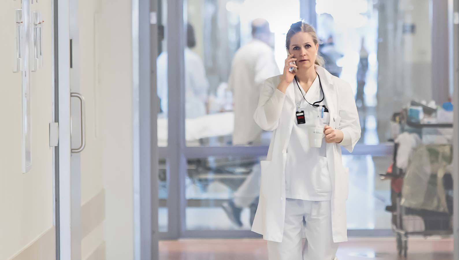 Illustrasjonsbilde sykehuslege. Foto: Thomas Barstad Eckhoff/Legeforeningen