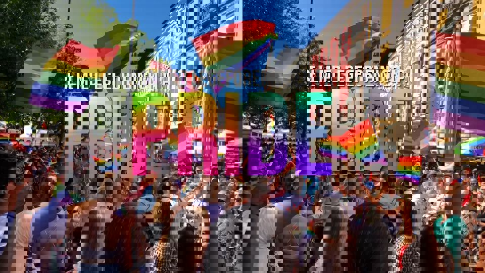 Prideparaden. Foto: Legeforeningen